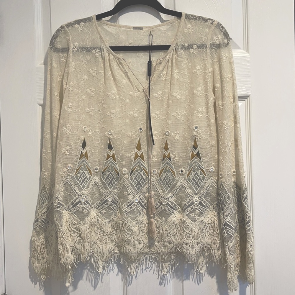 Elise Tahari Imelda Blouse NWT